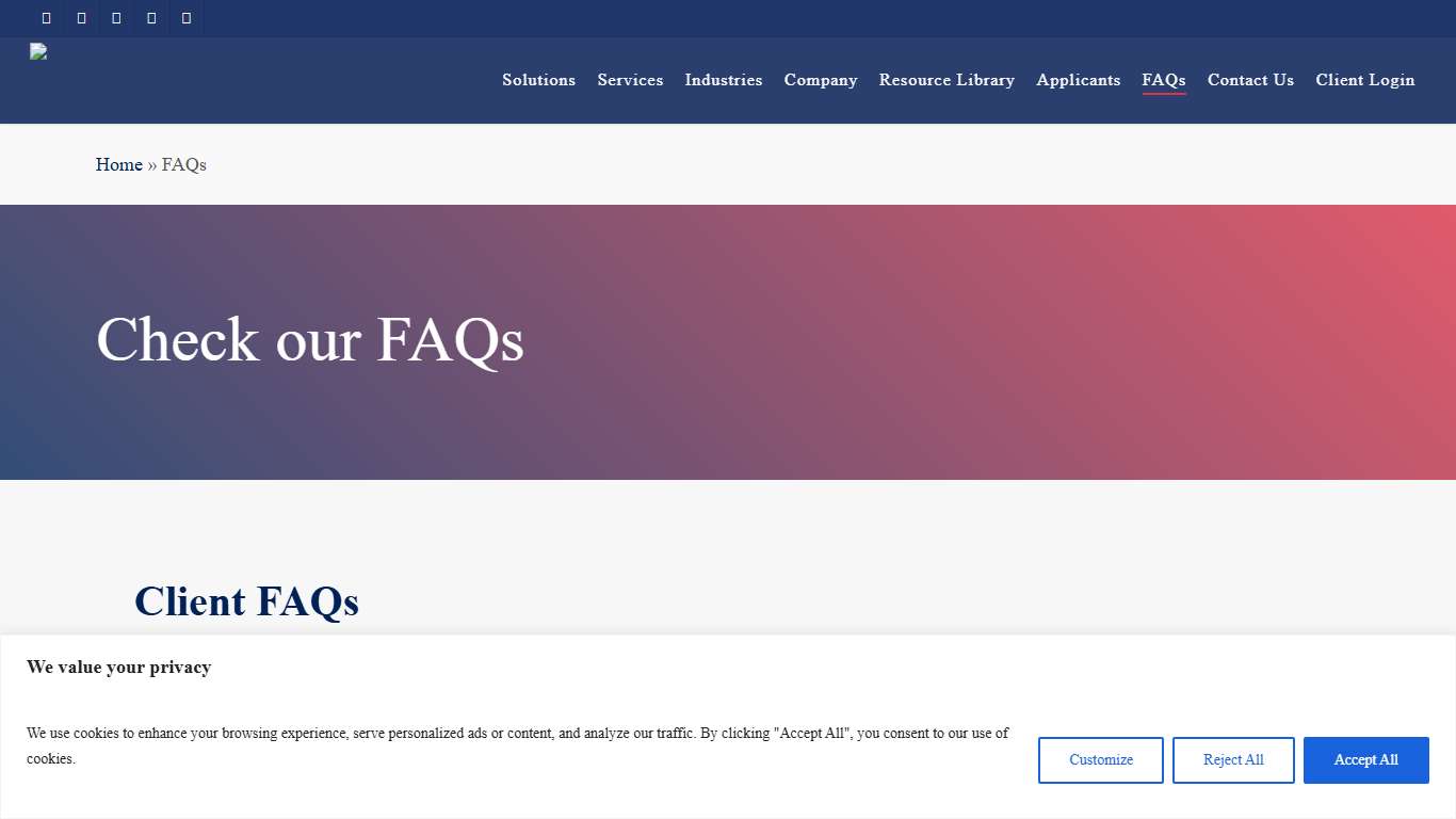 Background Screening FAQ - Edge Information